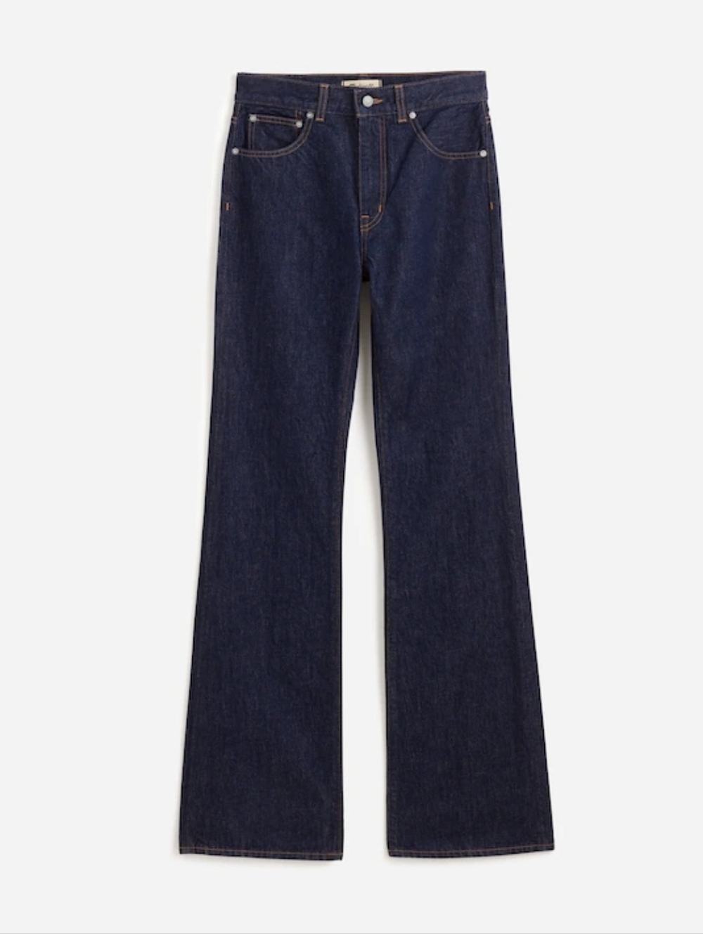 Madewell High-Rise Wide-Leg Jeans in Indigo Blue